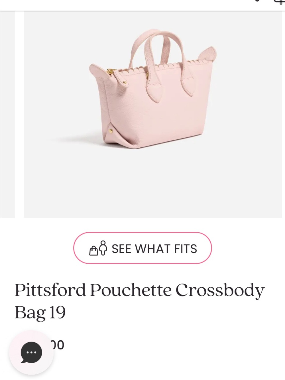 Stoney Clover Lane Pouchette 19 Crossbody Purse Pebbled Leather SOLD-OUT STYLE